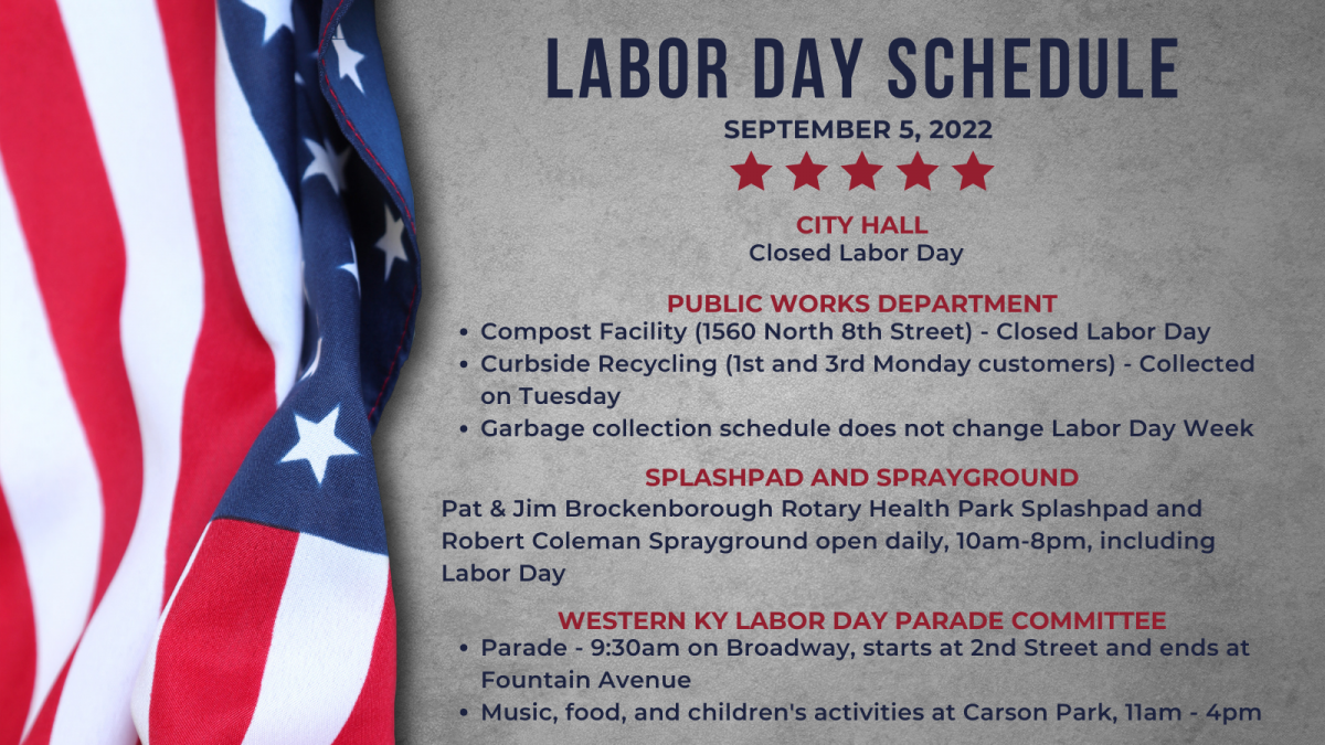2022 Labor Day Holiday