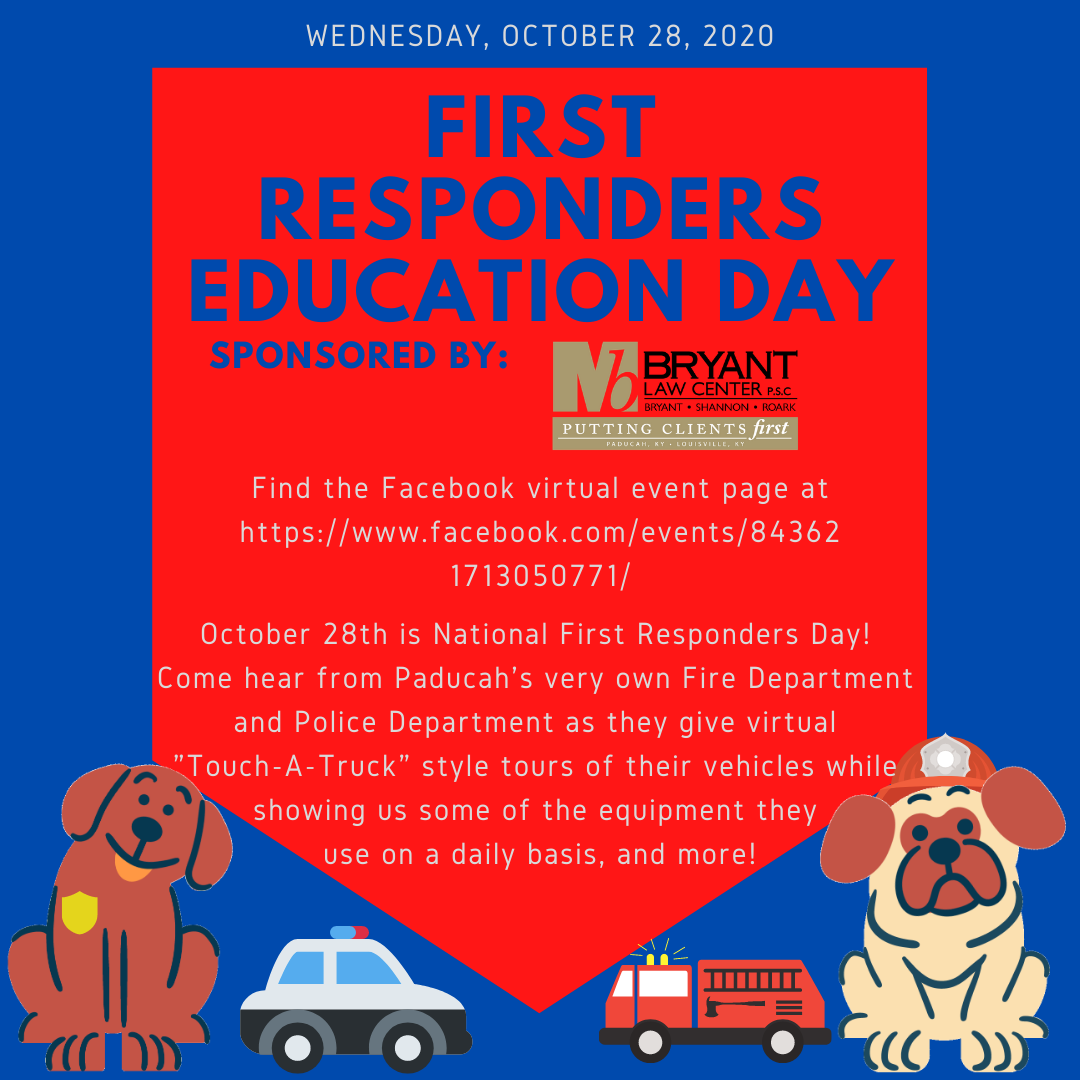 first responders education day with flyer
