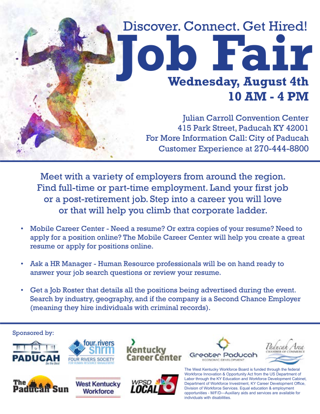 Job fair flyer