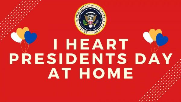 I Heart Presidents Day Banner