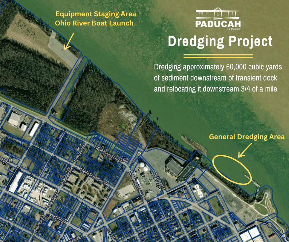 map for dredging area