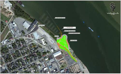 proposed marina and transient dock